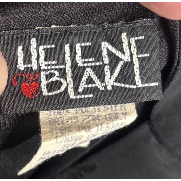 VNTG Helene Blake Women’s Dress Size M Layered Chiffon Velvet Burnout Whimsigoth - Picture 13 of 14